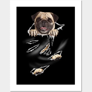 Pug Face Mask Posters and Art